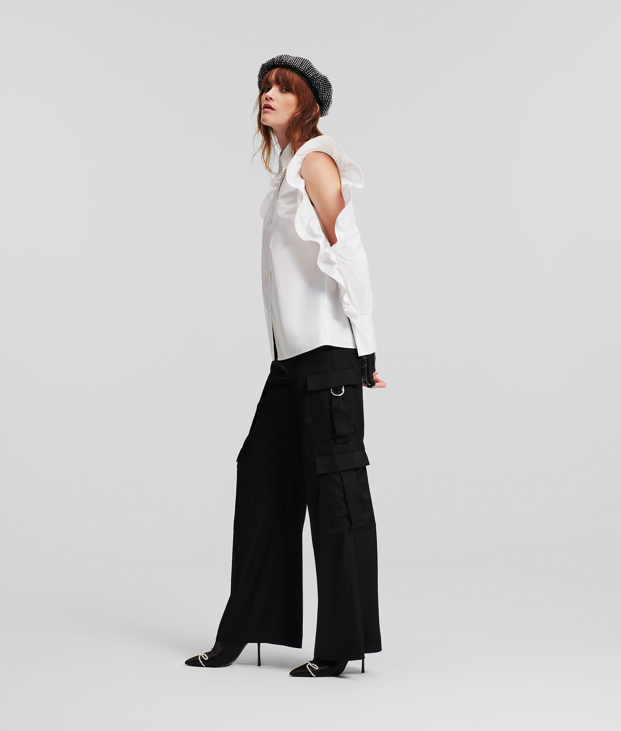 (image for) Customizable SATIN CARGO PANTS